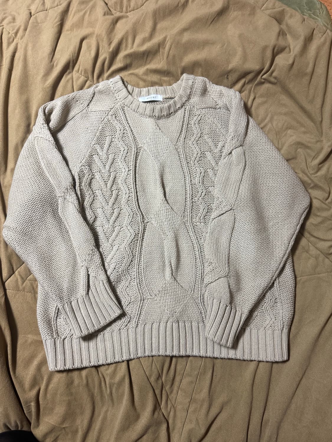 노이어 꽈배기 니트 팝니다 상품이미지1