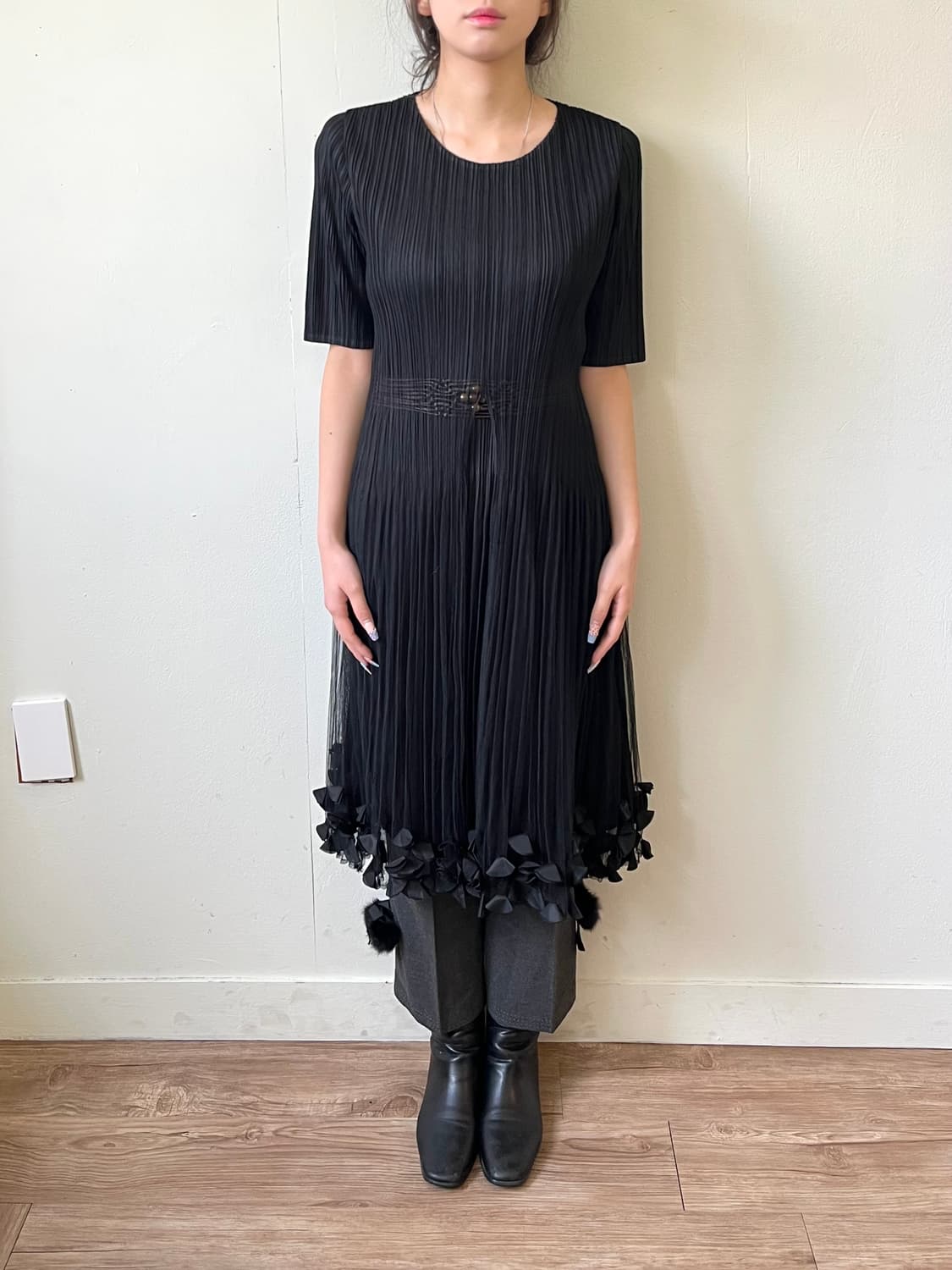 Bell chu Very 플리츠 원피스 상품이미지7