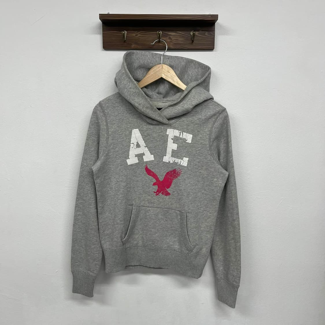 아메리칸이글 y2k 그레이 스웻 셔츠 후드티(S) 상품이미지4