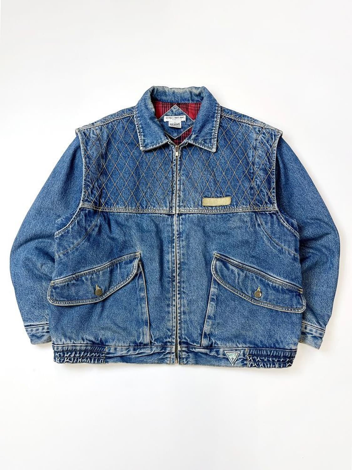 게스 90s OG 조르주 마르키아노 데님 봄버 자켓 PN4211 상품이미지1