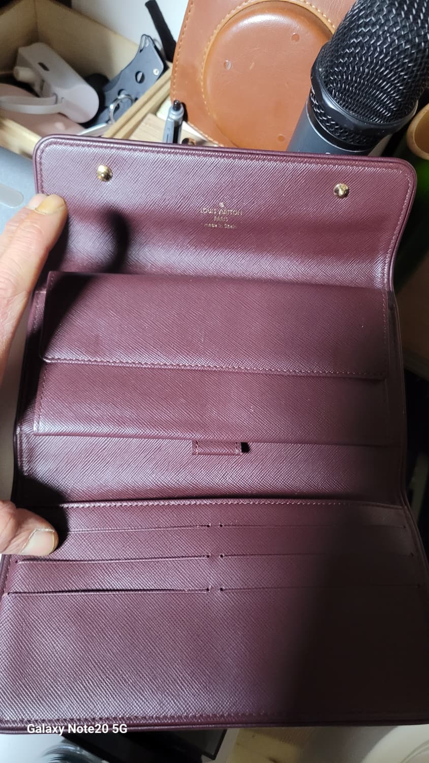 루이비통 데님 지갑 상품이미지3