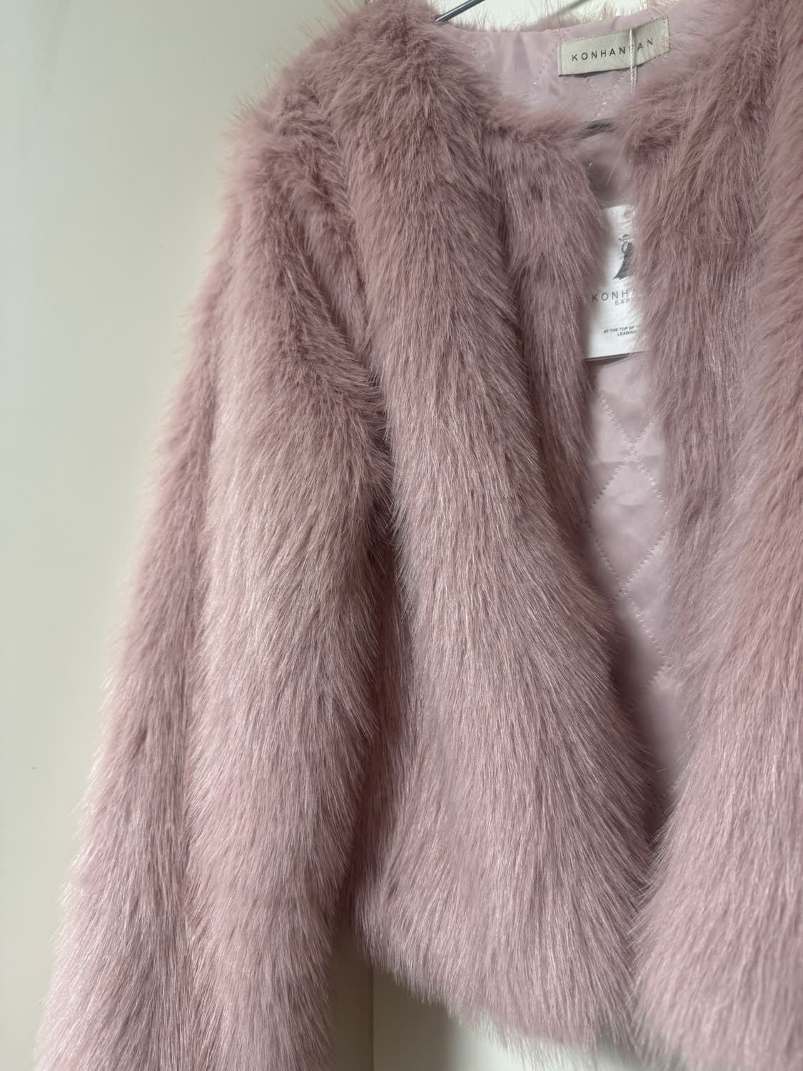 핑크 퍼자켓 상품이미지2