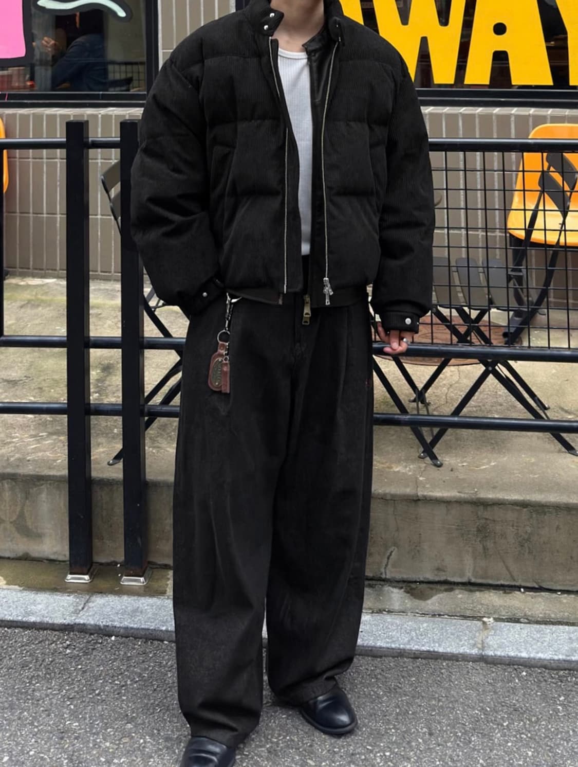 키뮤어 코듀로이 구스 패딩 XL 정품 상품이미지2