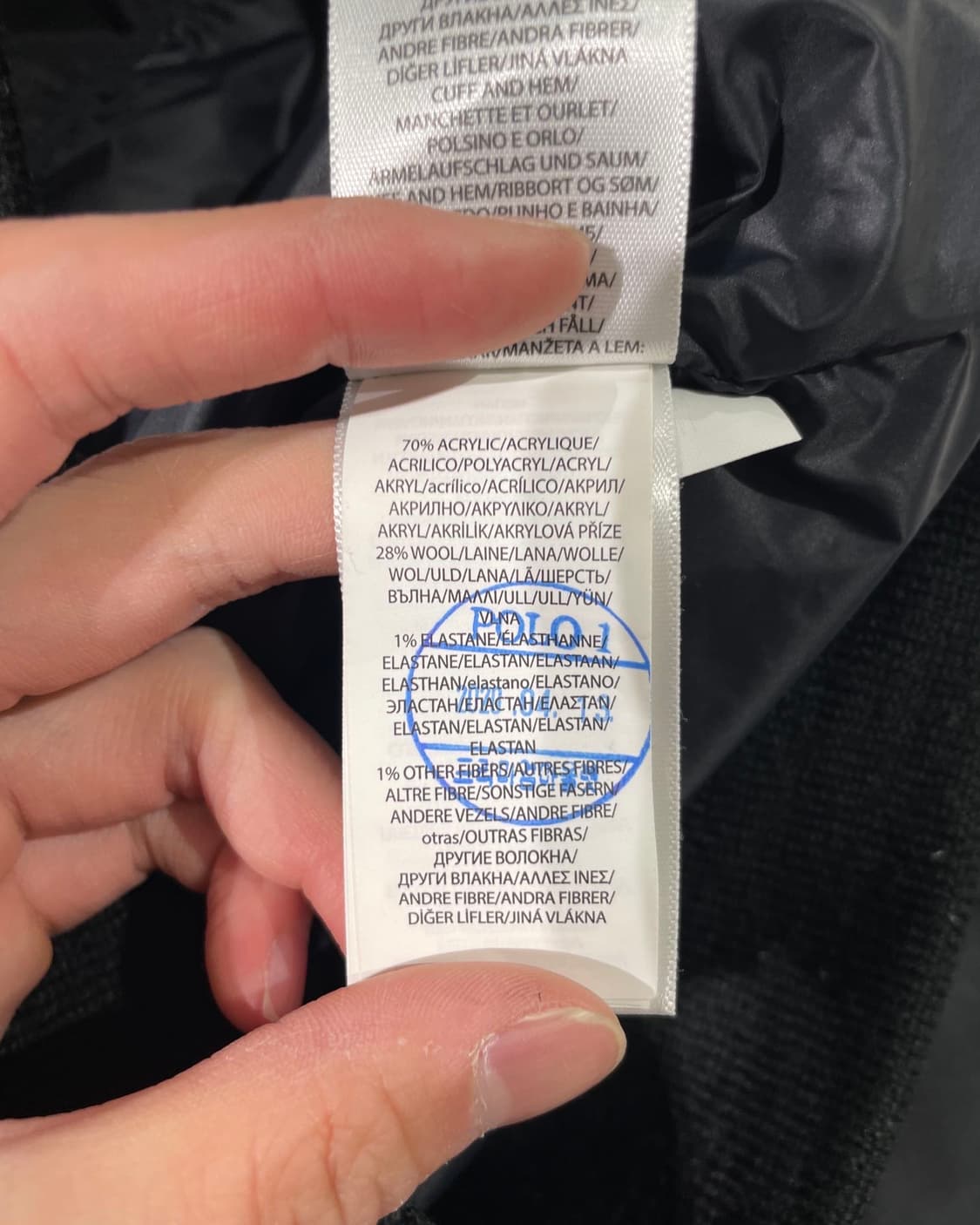 폴로 랄프로렌 블랙 ma-1 나일론 봄버 자켓 상품이미지8