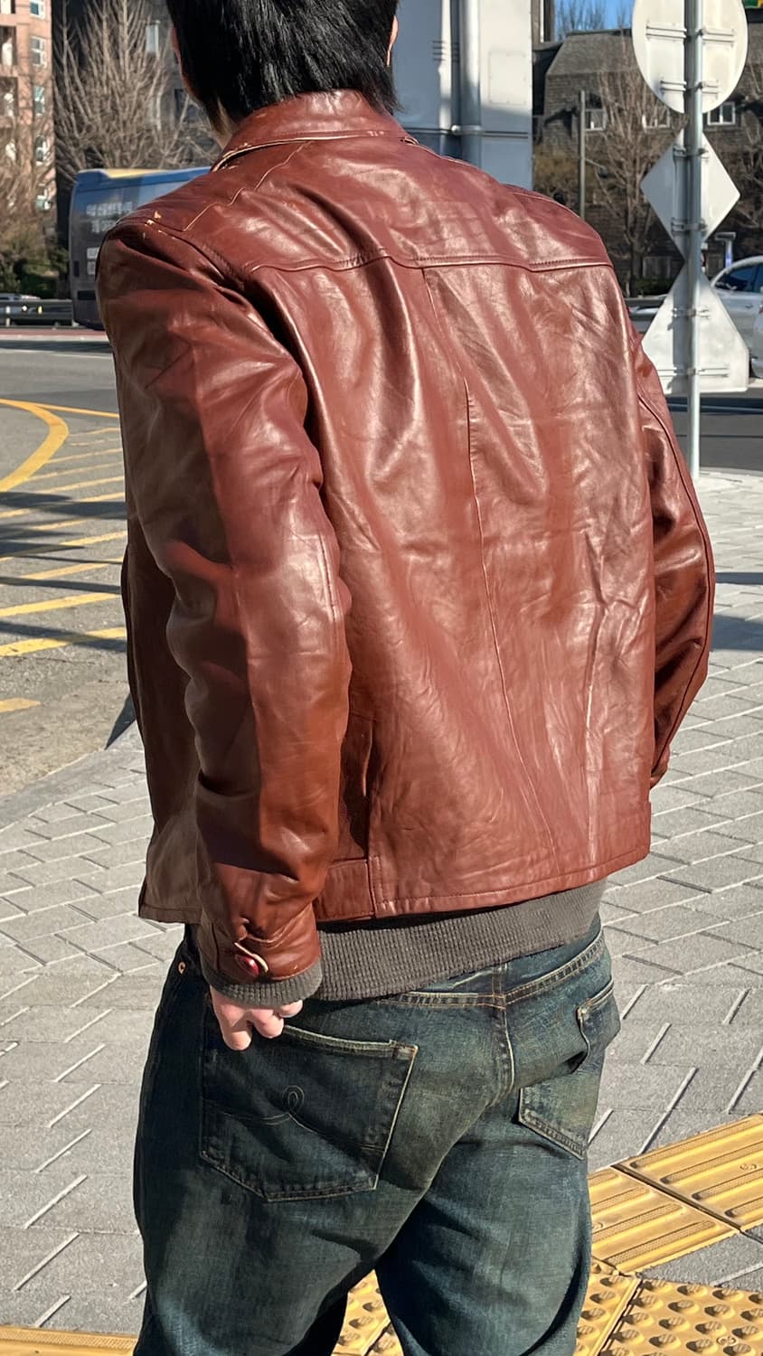 [M] 폴로 빈티지 램스킨 레더 자켓 상품이미지3