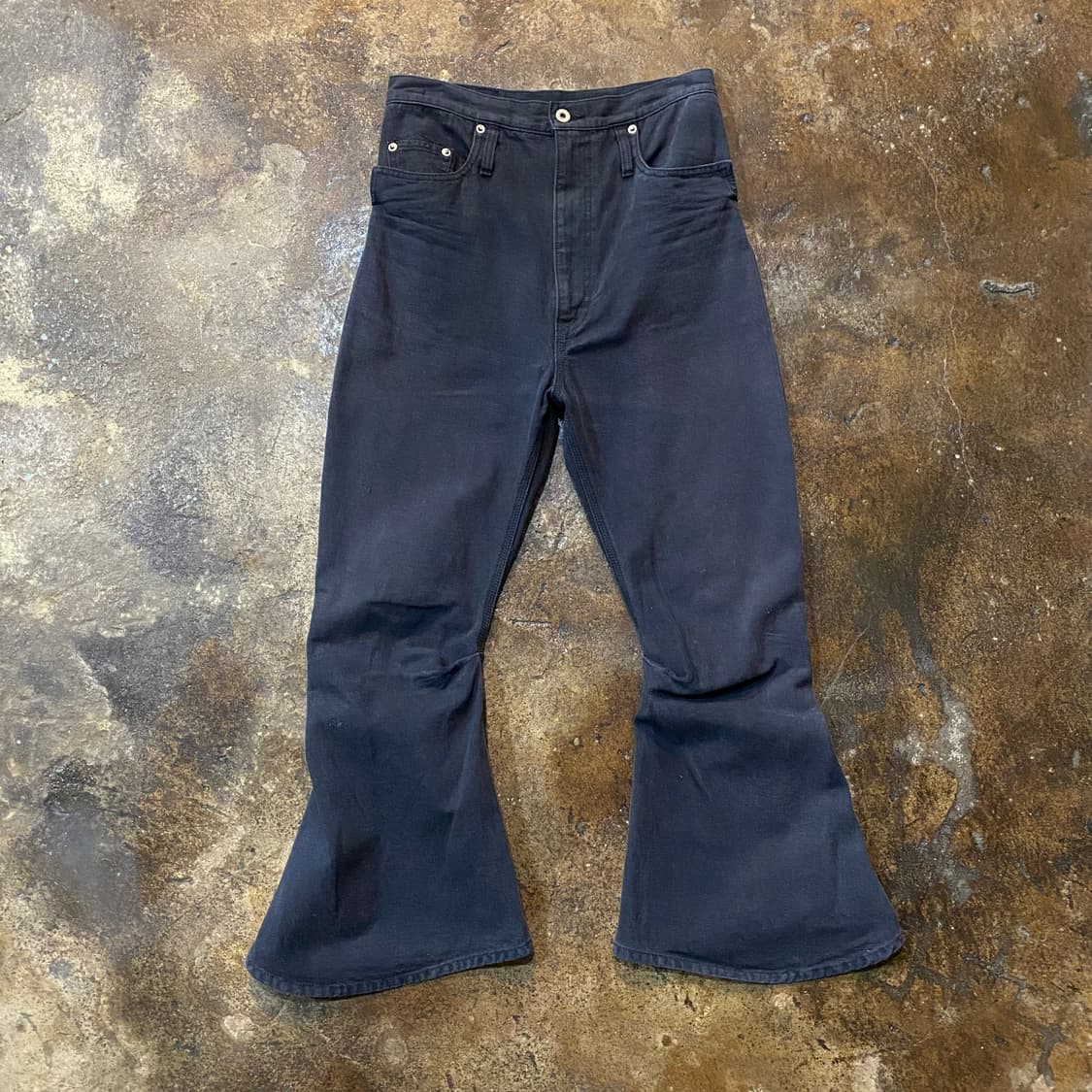 (2) kozaburo 에이징 부츠컷 3D 팬츠 상품이미지1