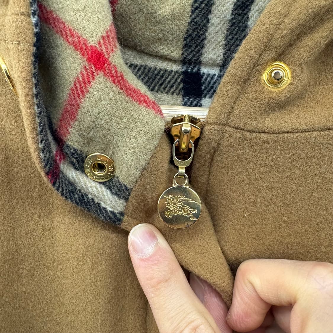 버버리 브라운 후드 코트 여/M 상품이미지4