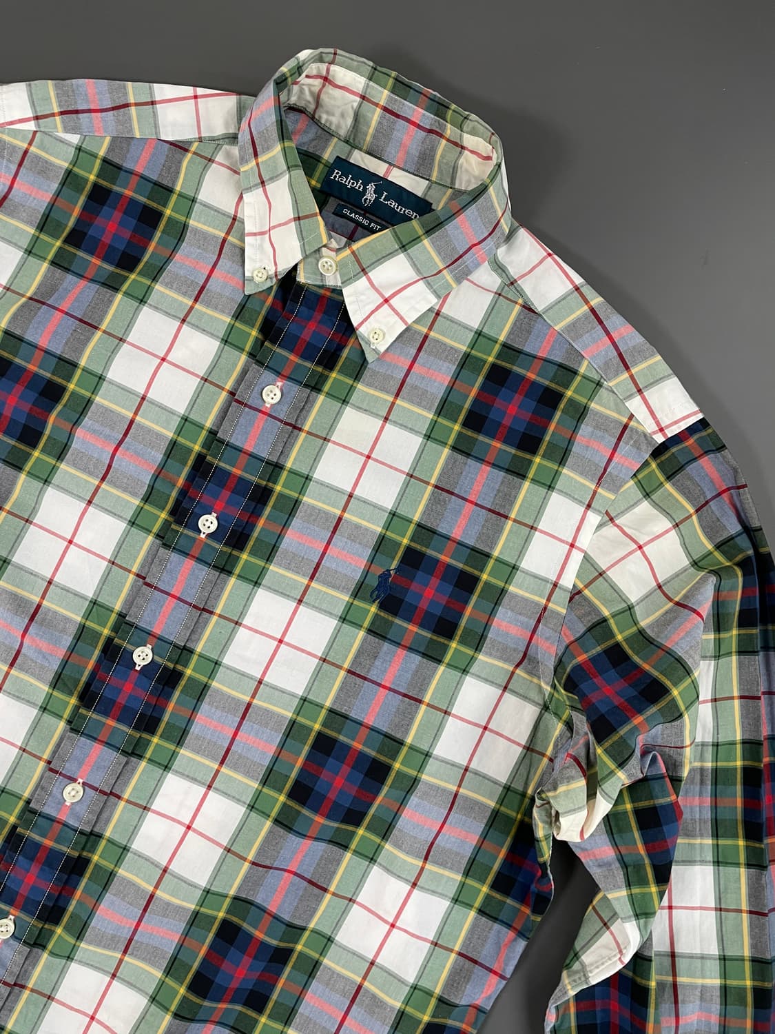 [M] 폴로 랄프로렌 타탄 체크 셔츠 클래식 핏 상품이미지2