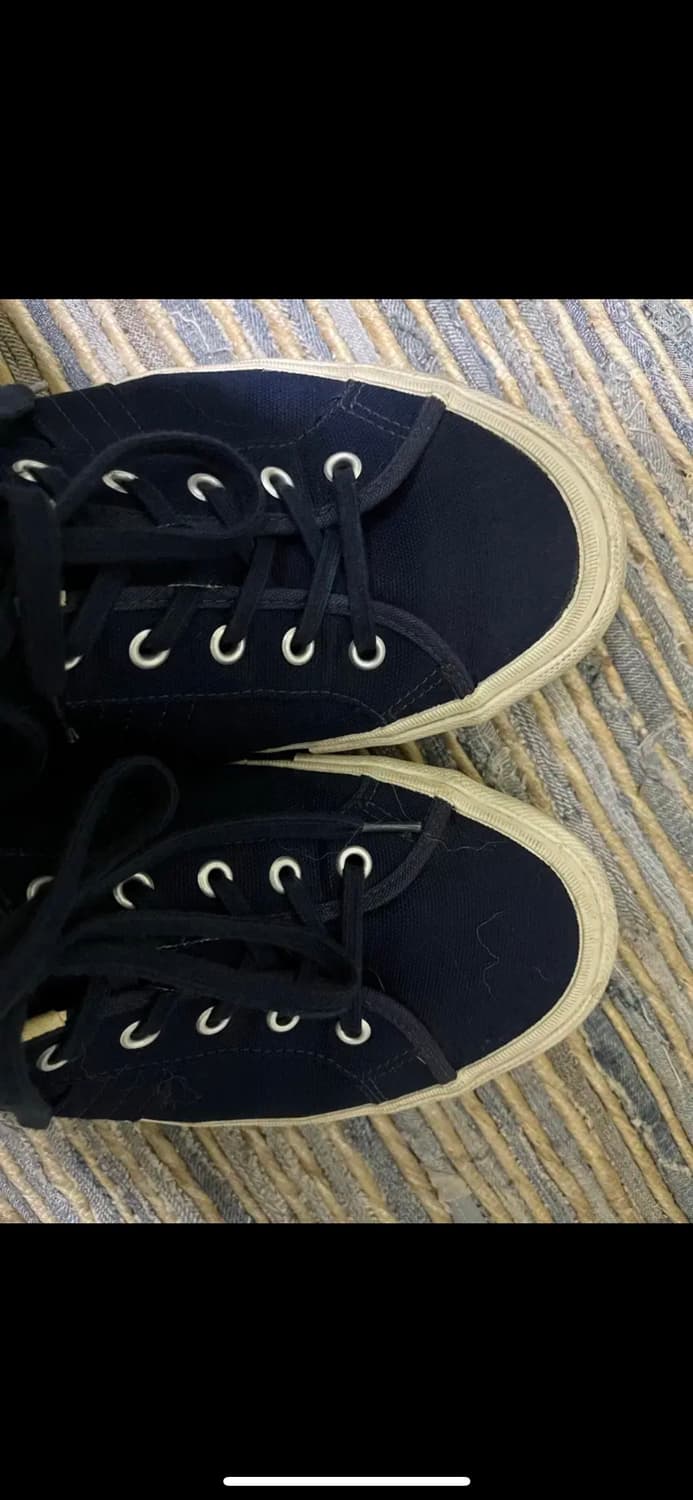 문스타 FINE VULCANIZED 네이비 스니커즈 상품이미지2