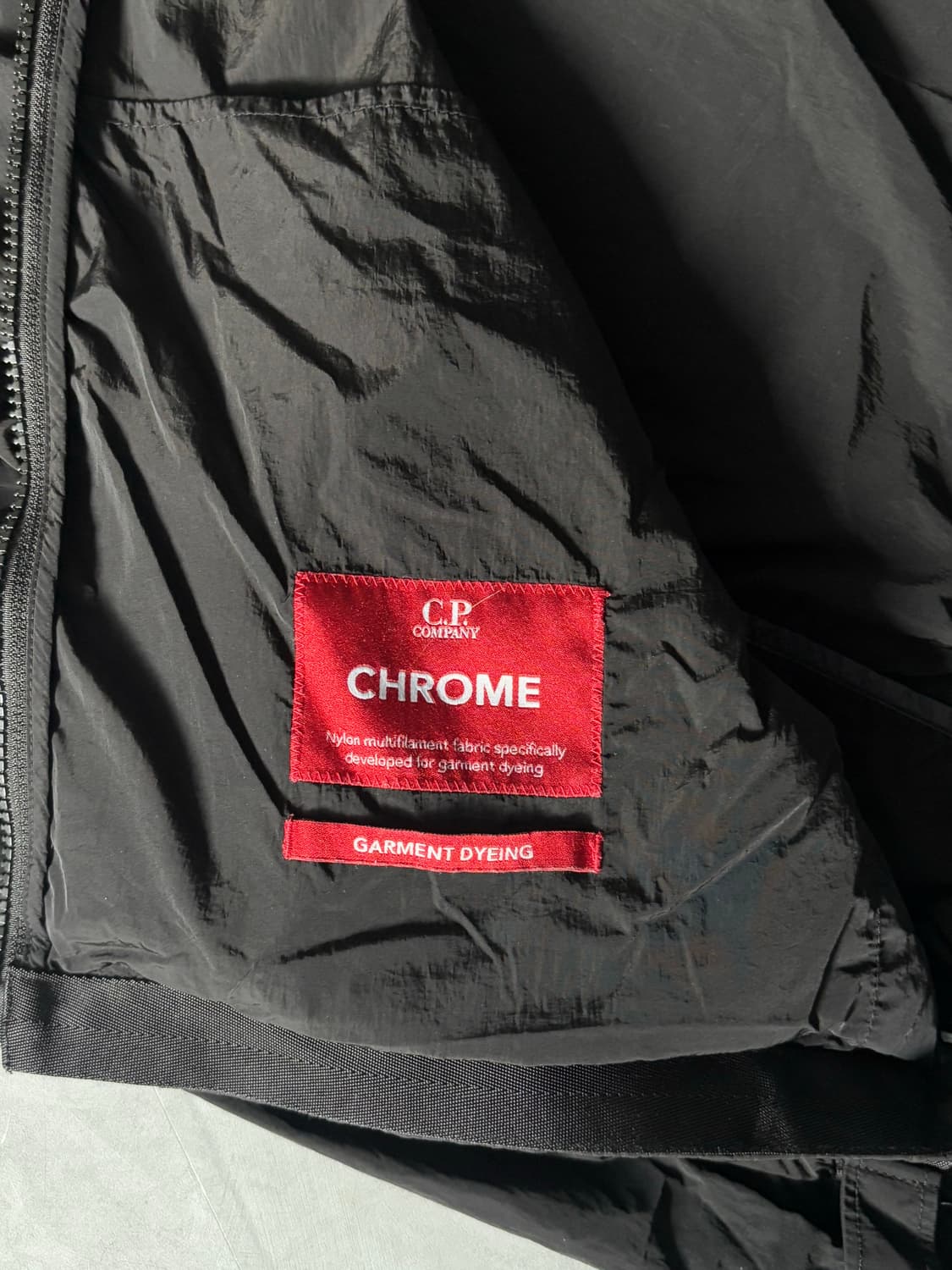 CP 컴퍼니 블랙 고글 나일론 후드 자켓 상품이미지5