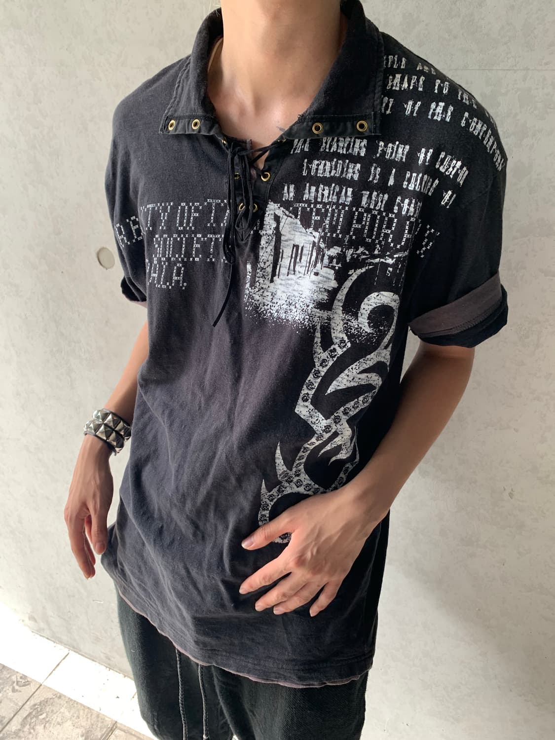Impala tribal print lace pk top 상품이미지5