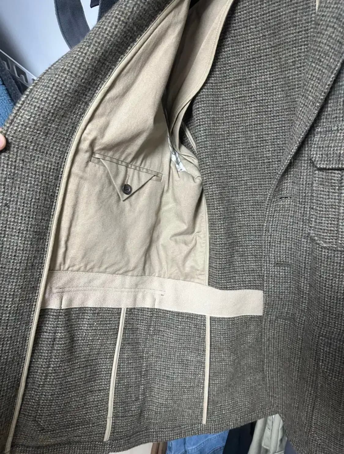 폴로 랄프로렌 럭비 라인 트위드자켓 M 사이즈 상품이미지3