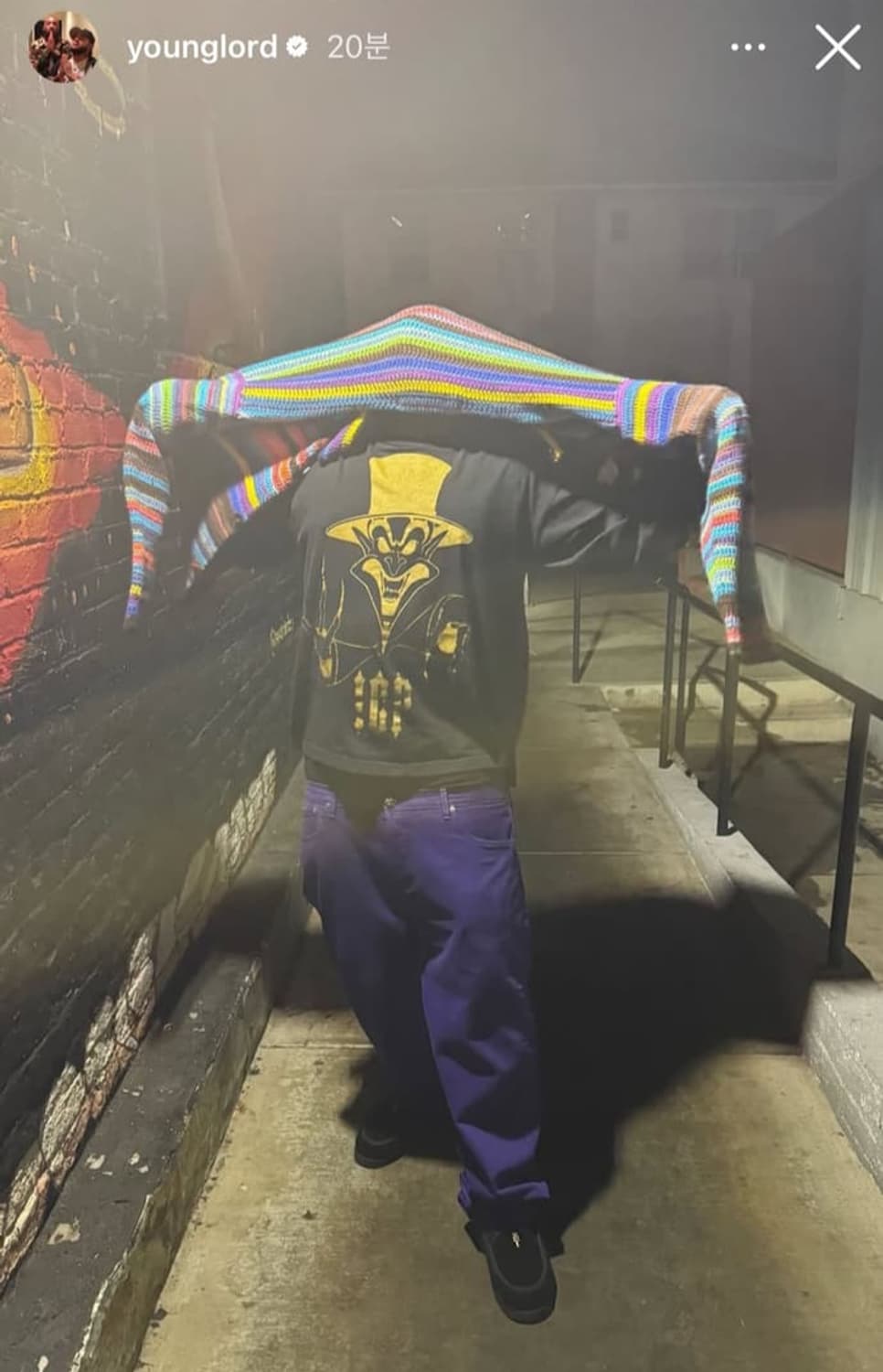 [XXXL] 00s 빈티지 ICP 링마스터 롱슬리브 밴드티 랩티 상품이미지1