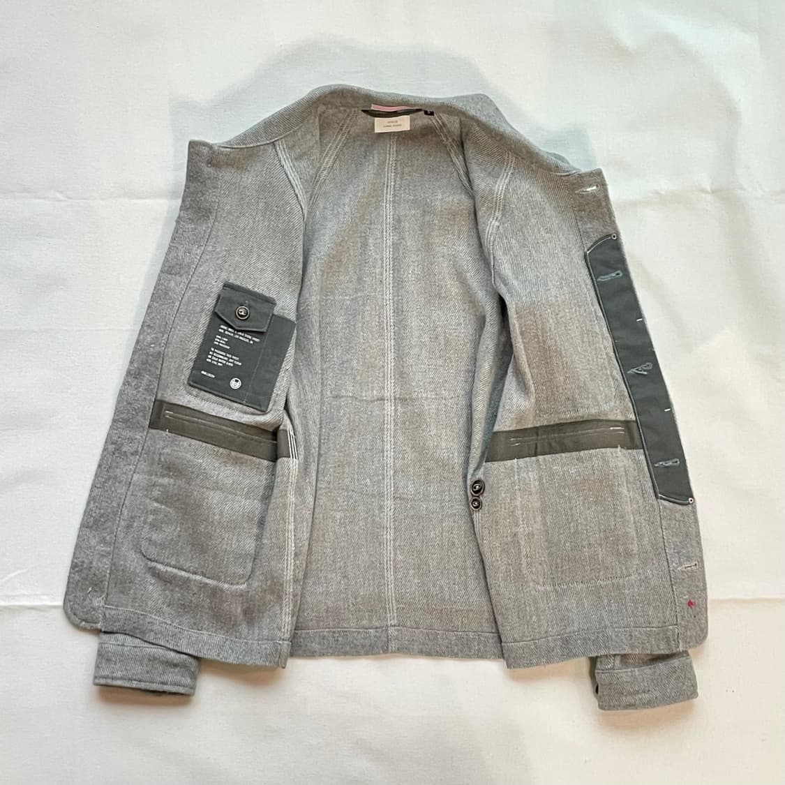 아폴리스 APOLIS 글로벌 시티즌 워크 자켓 린넨 울 초어 자켓 상품이미지7