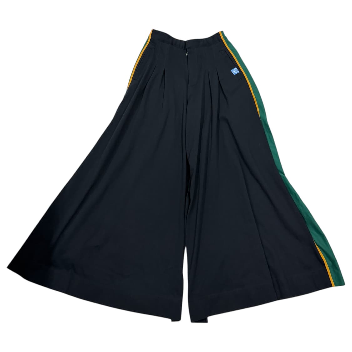 메종 미하라야스히로 사이드라인 트윔 오버사이즈 팬츠 바지 블랙 36 상품이미지1