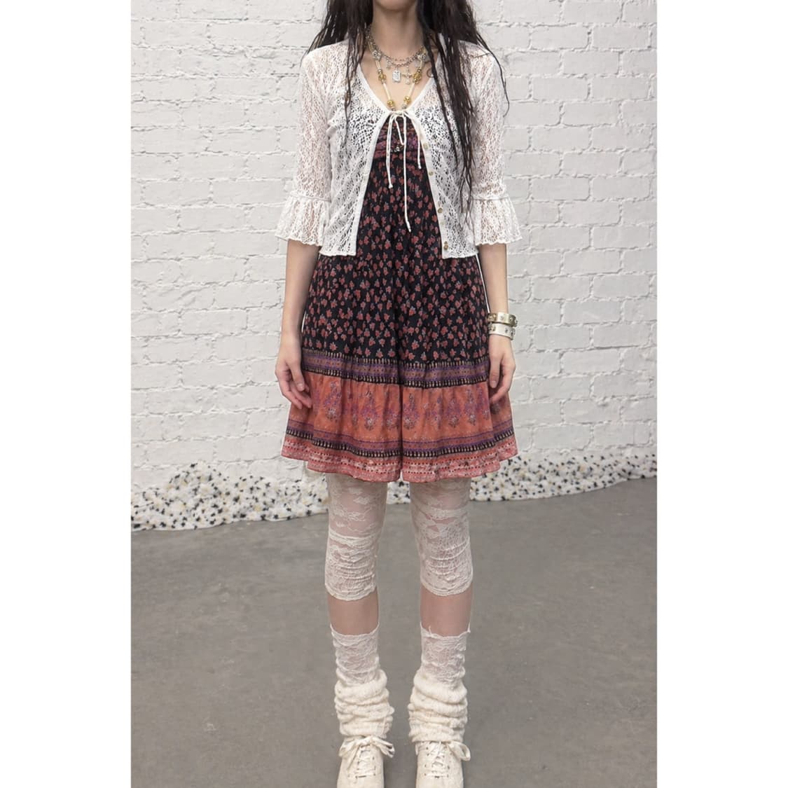 모리걸 원피스 + 가디건 코디 set🍓🌿 상품이미지1