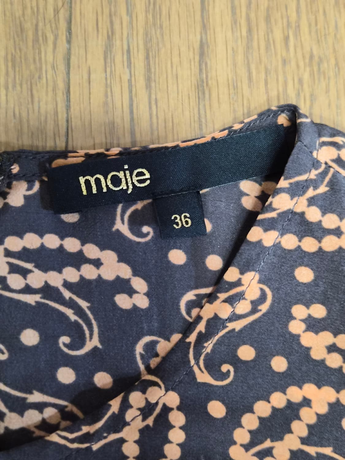 (정품) 마쥬 컷아웃 셔링 원피스 S (명품 여자 드레스 의류 옷) 상품이미지4