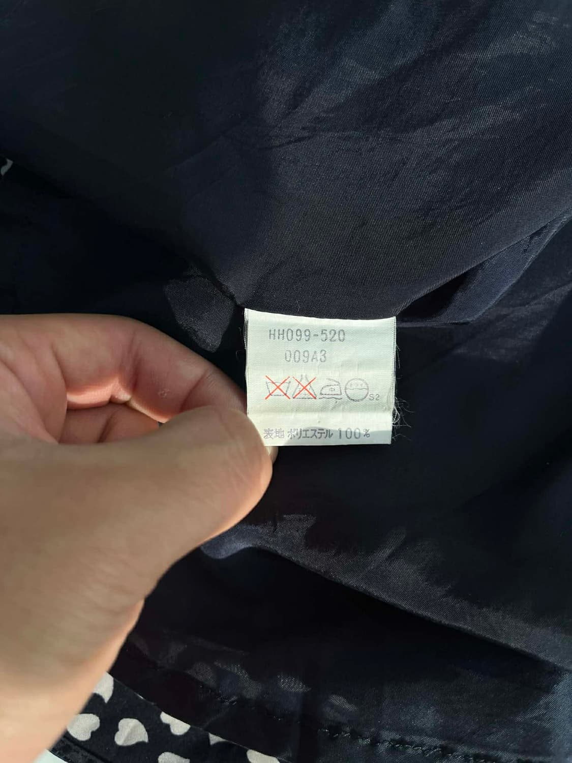 입생로랑 일본판 Y2K 하트 패턴 도트 땡땡이 플레어 스커트 치마 상품이미지6