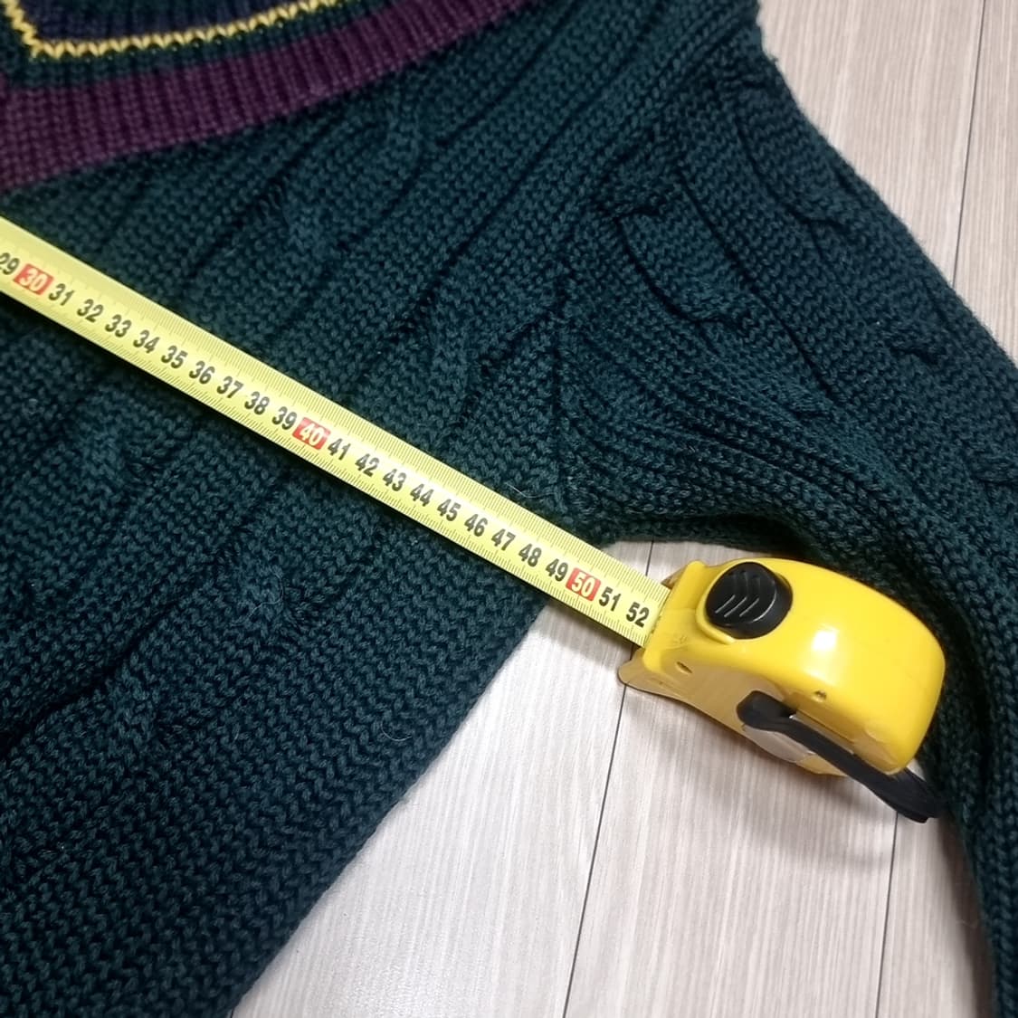 폴로 랄프로렌 브이넥 니트 그린(m) 상품이미지7