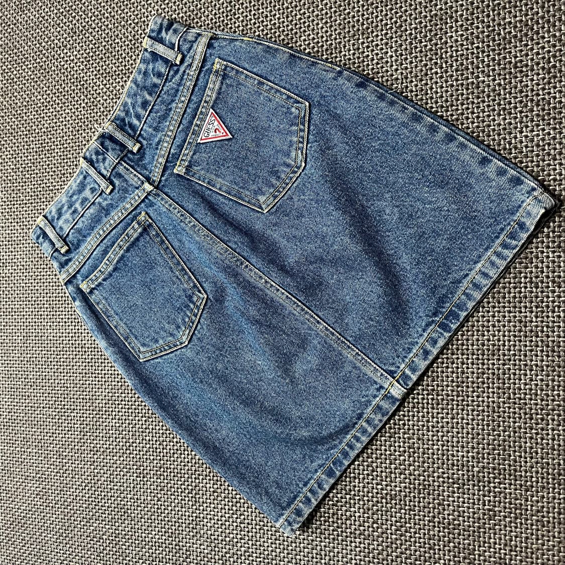 90s vintage guess 청치마 짧치 상품이미지3