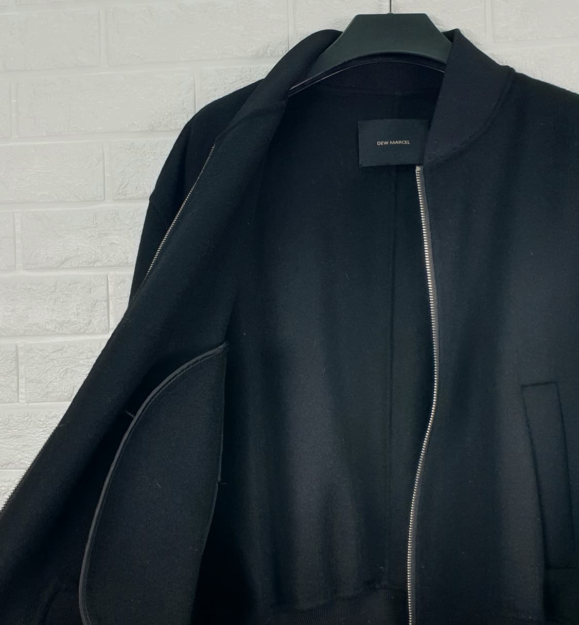 [F]듀마르셀 울 캐시미어 혼방 봄버 자켓 상품이미지4