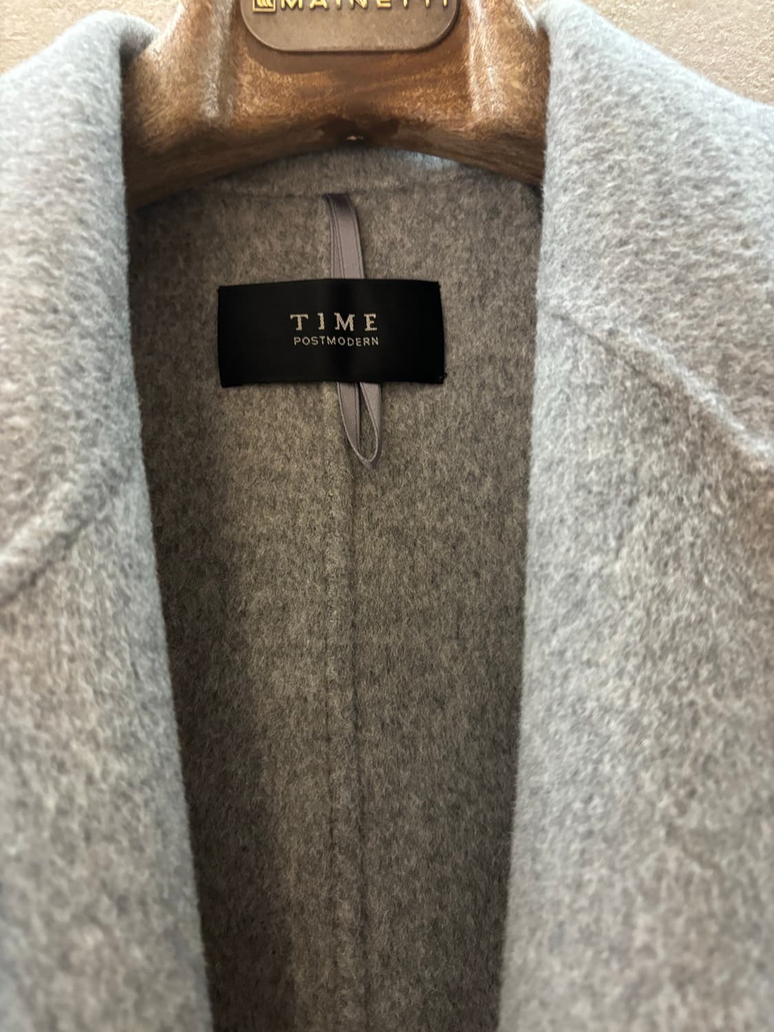 TIME 타임 회색 멜란지 베스트 조끼 상품이미지4