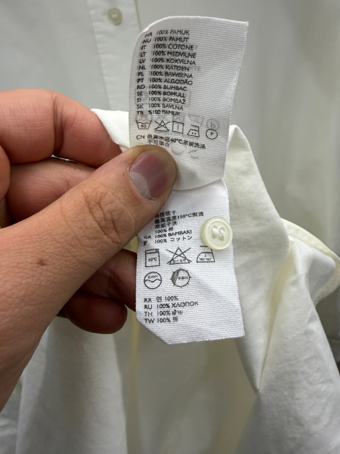 COS 셔츠 원피스 아이보리 EUR38 상품이미지5