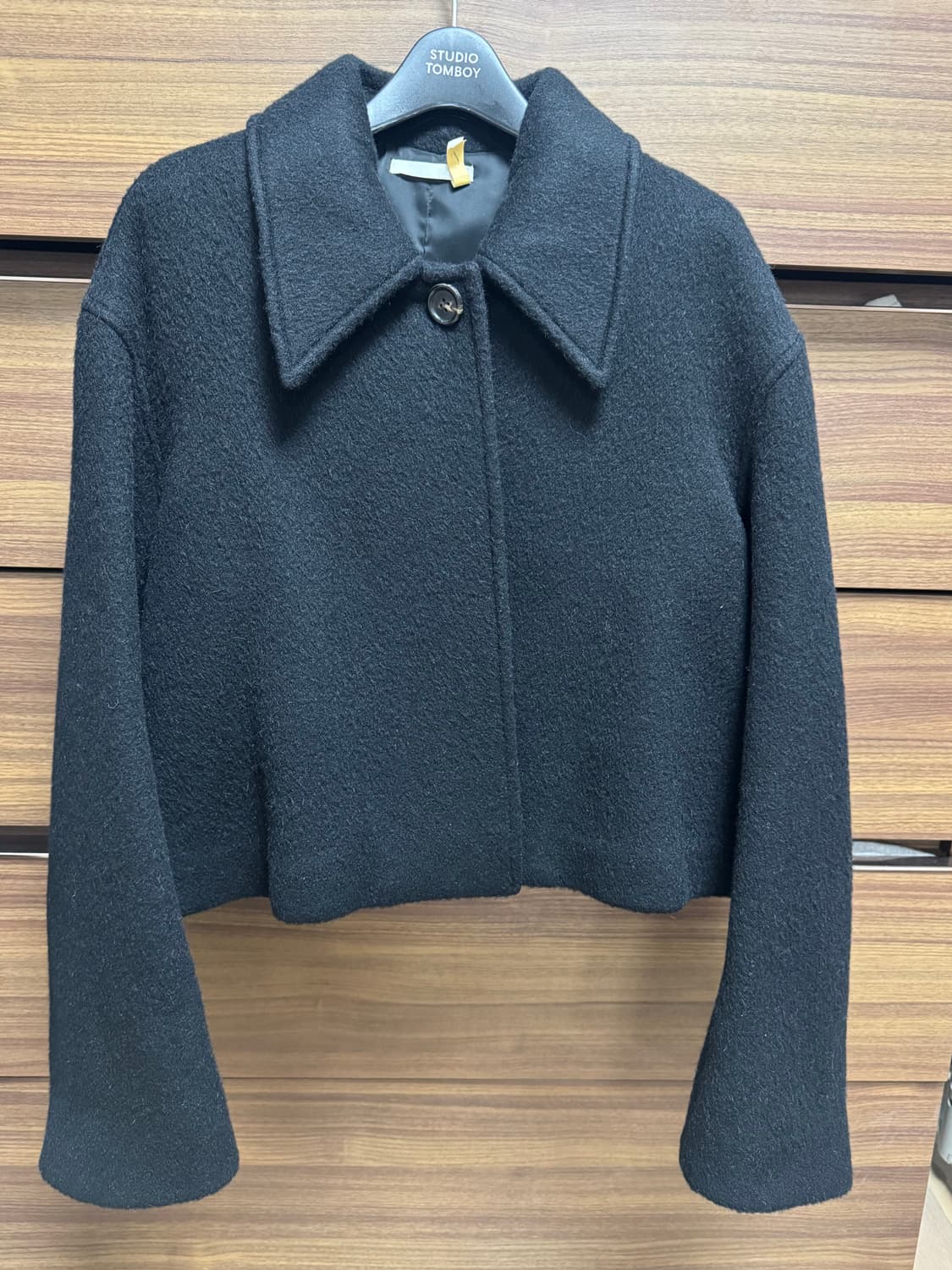 아모멘토 wide crop coat 상품이미지5