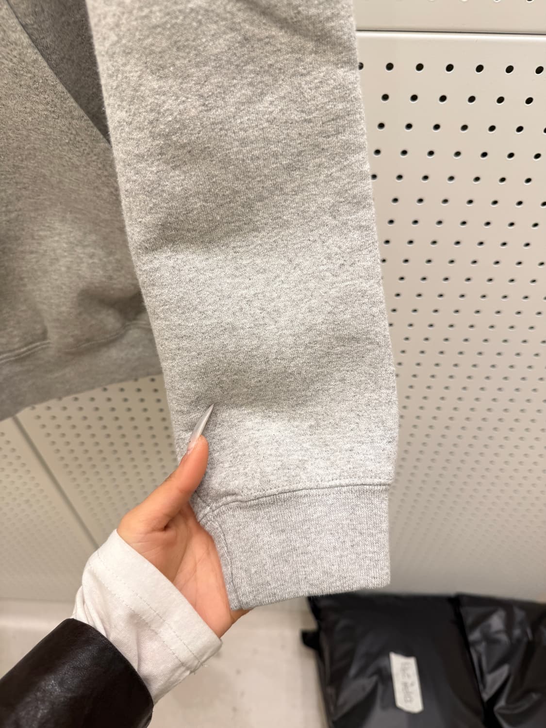 칼하트 로고 패치 후드티 그레이 U977 상품이미지4