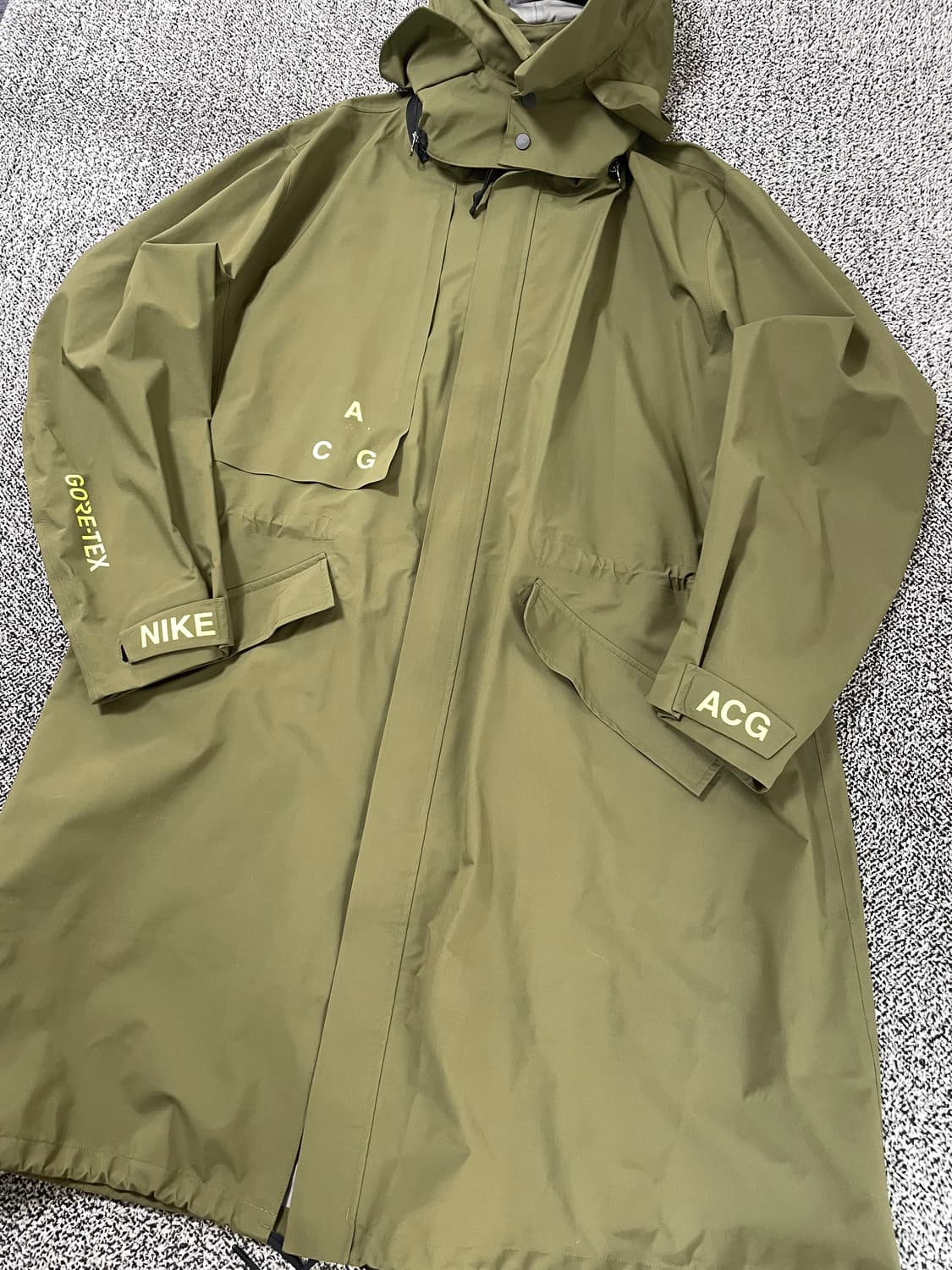 빈티지9. 나이키 아크로님 ACG 고어텍스 코트 야상 올리브 개파카 자켓 상품이미지2