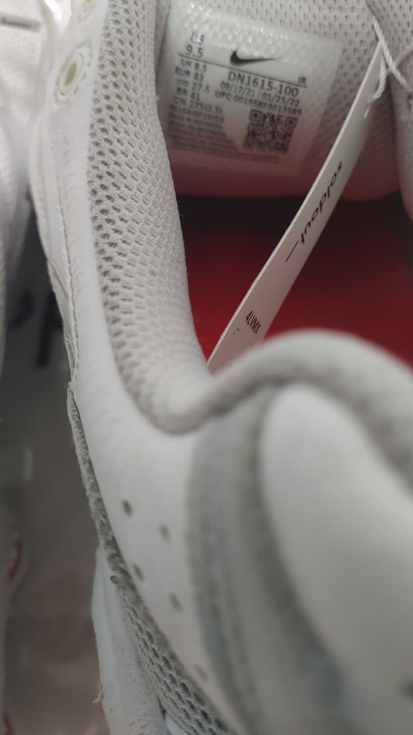 나이키 슈프림 샥스라이드 2 화이트 275 상품이미지6