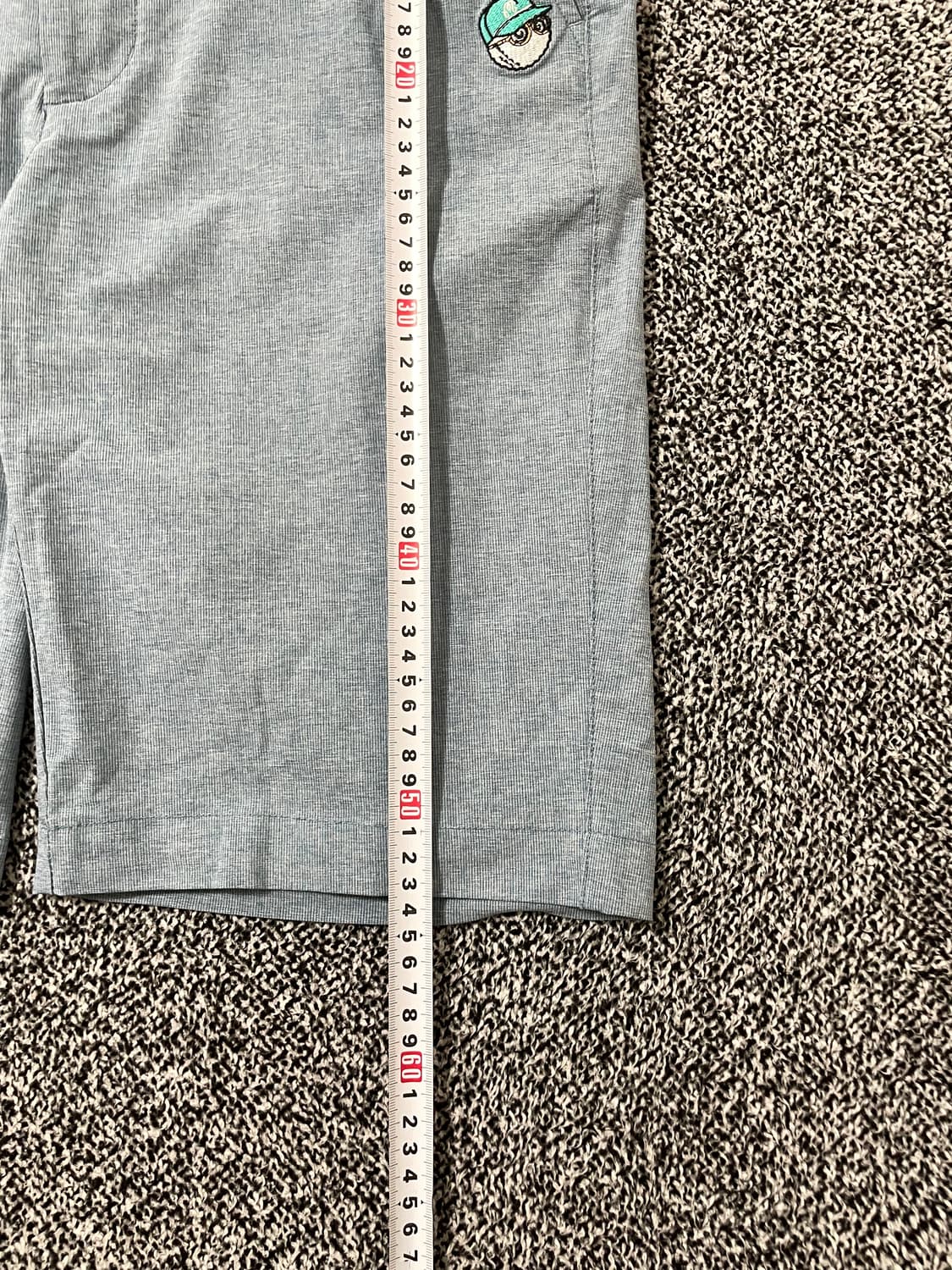 빈티지9. 말본 골프 와펜 포인트 코튼 팬츠 숏팬츠 반바지 블루 상품이미지6