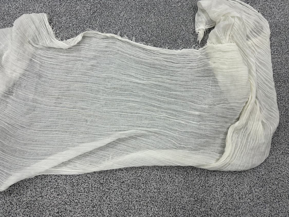 폴로 랄프로렌 프린지 트림 크링클 스카프 상품이미지4