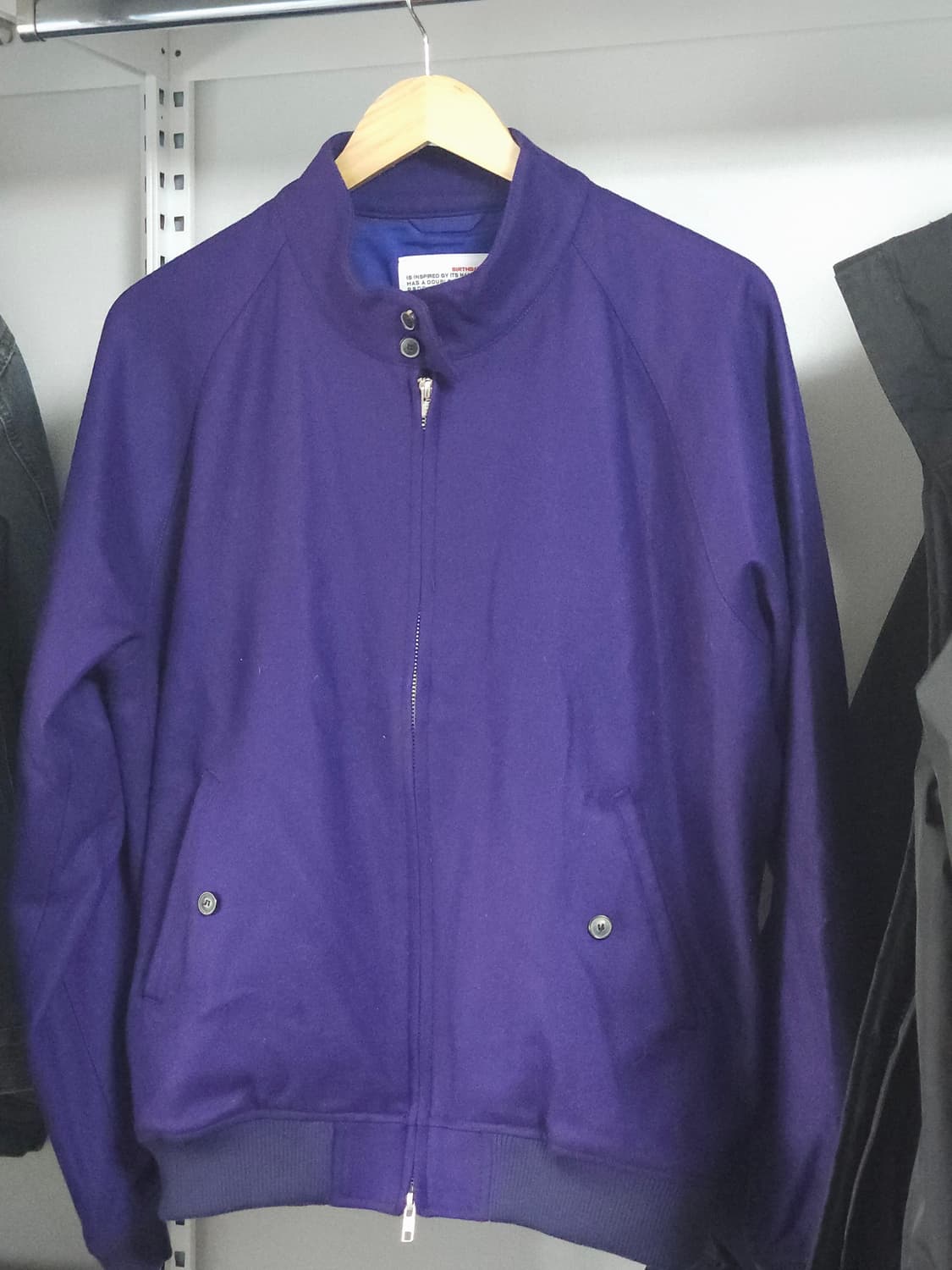 벌스데이수트 울 해링턴 자켓 상품이미지4