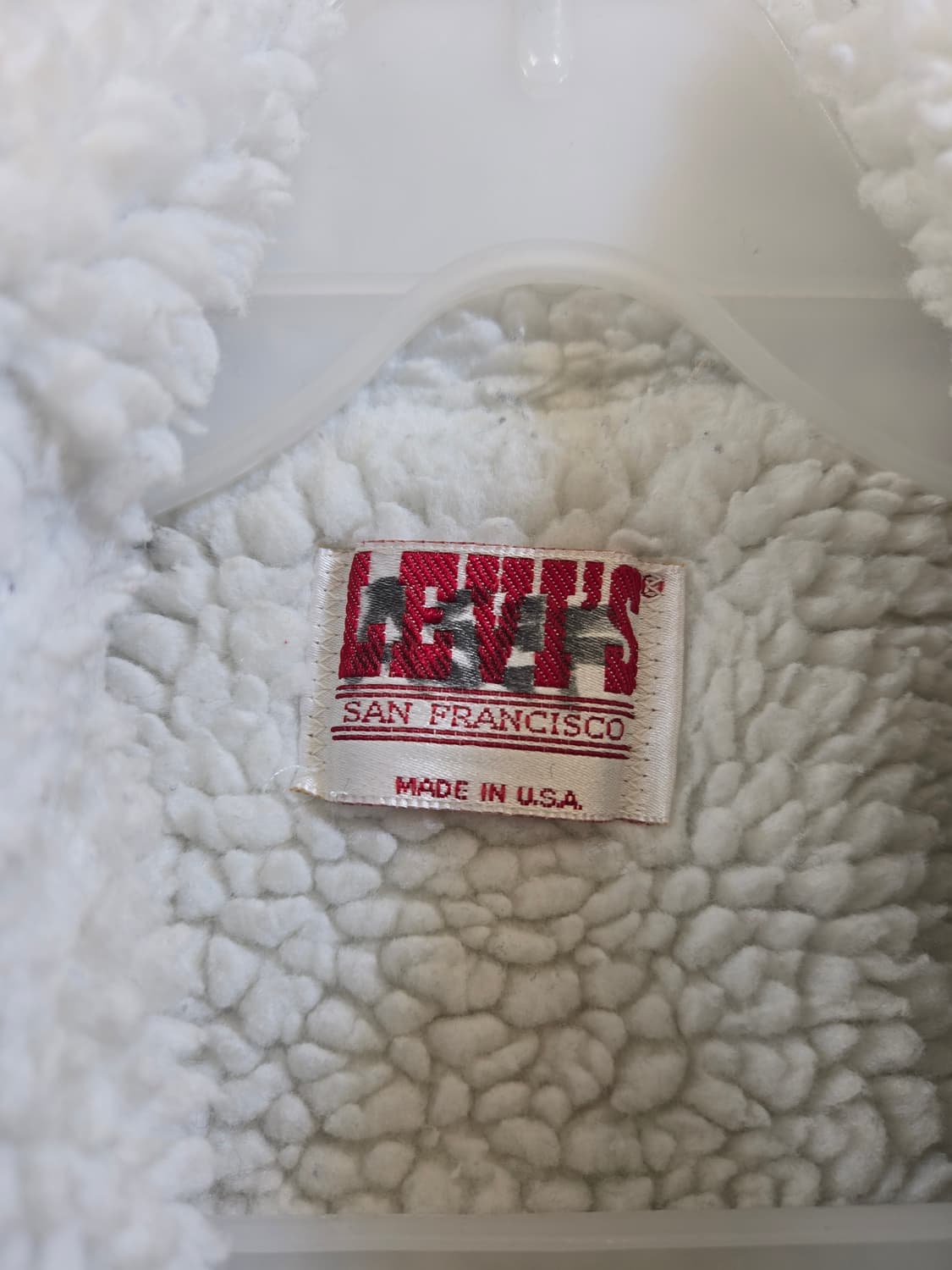 리바이스 돌청 워싱양털 안감데님 트러커자켓 상품이미지2