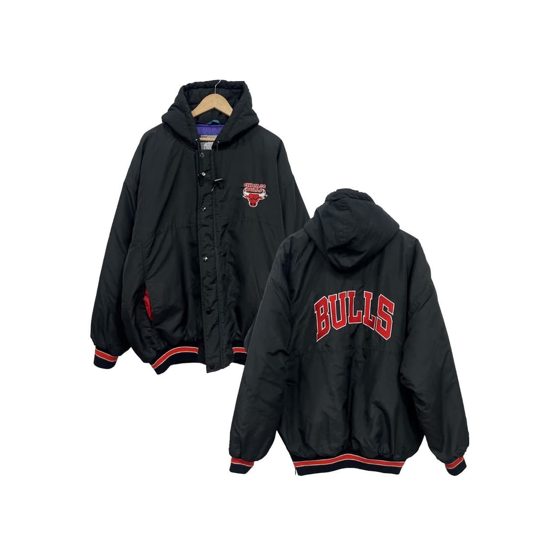 NBA 스타터 시카고불스 빅로고 올드스쿨 점퍼 상품이미지1