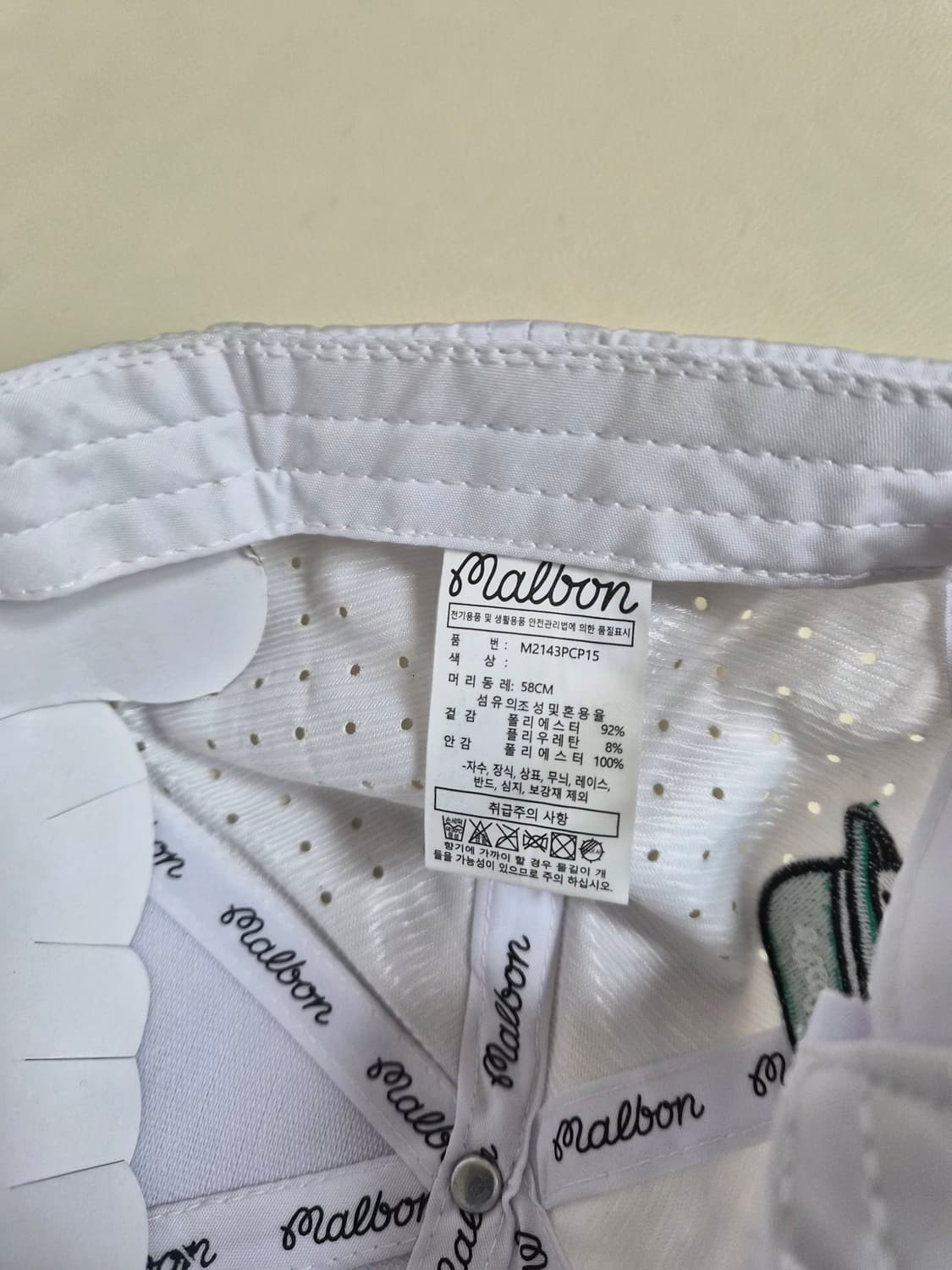 말본정품 캡모자 미사용  상품이미지5