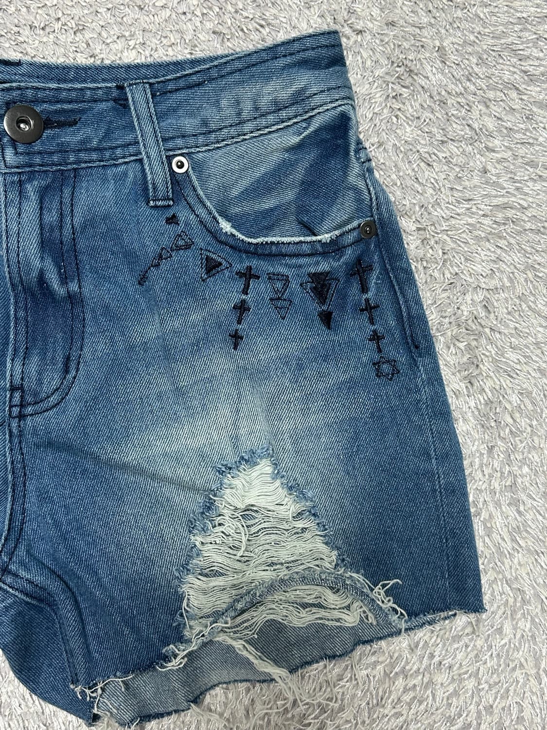 Ghost of harlem Denim shorts 상품이미지4