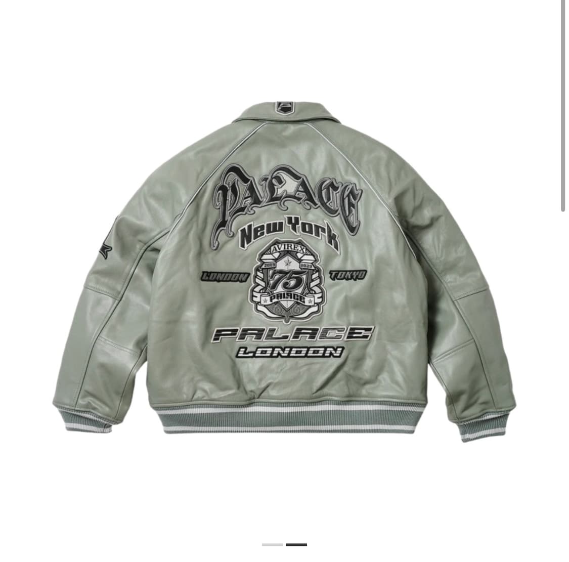 Palace Avirex 23fw 레더 자켓 L 사이즈 상품이미지2