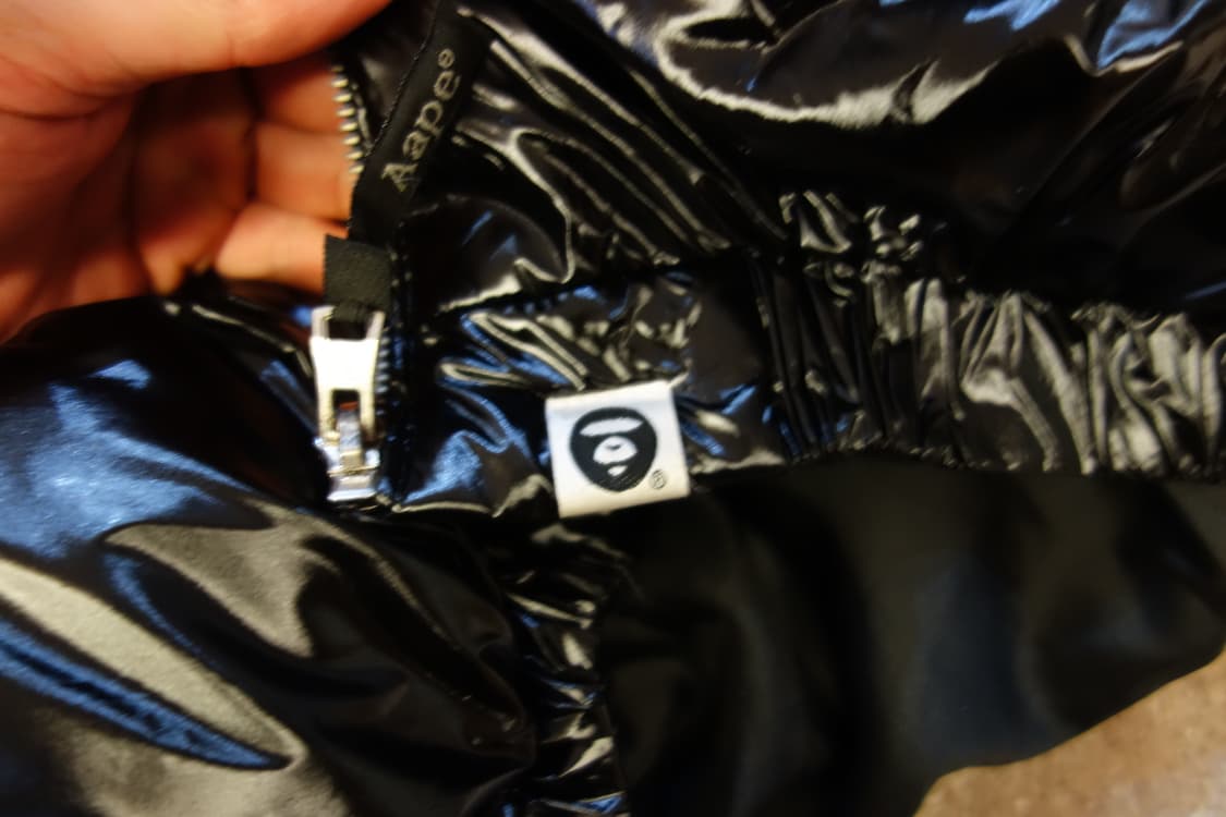 베이프 AAPE UNIVERSE 유광 패치 다운 자켓 상품이미지7