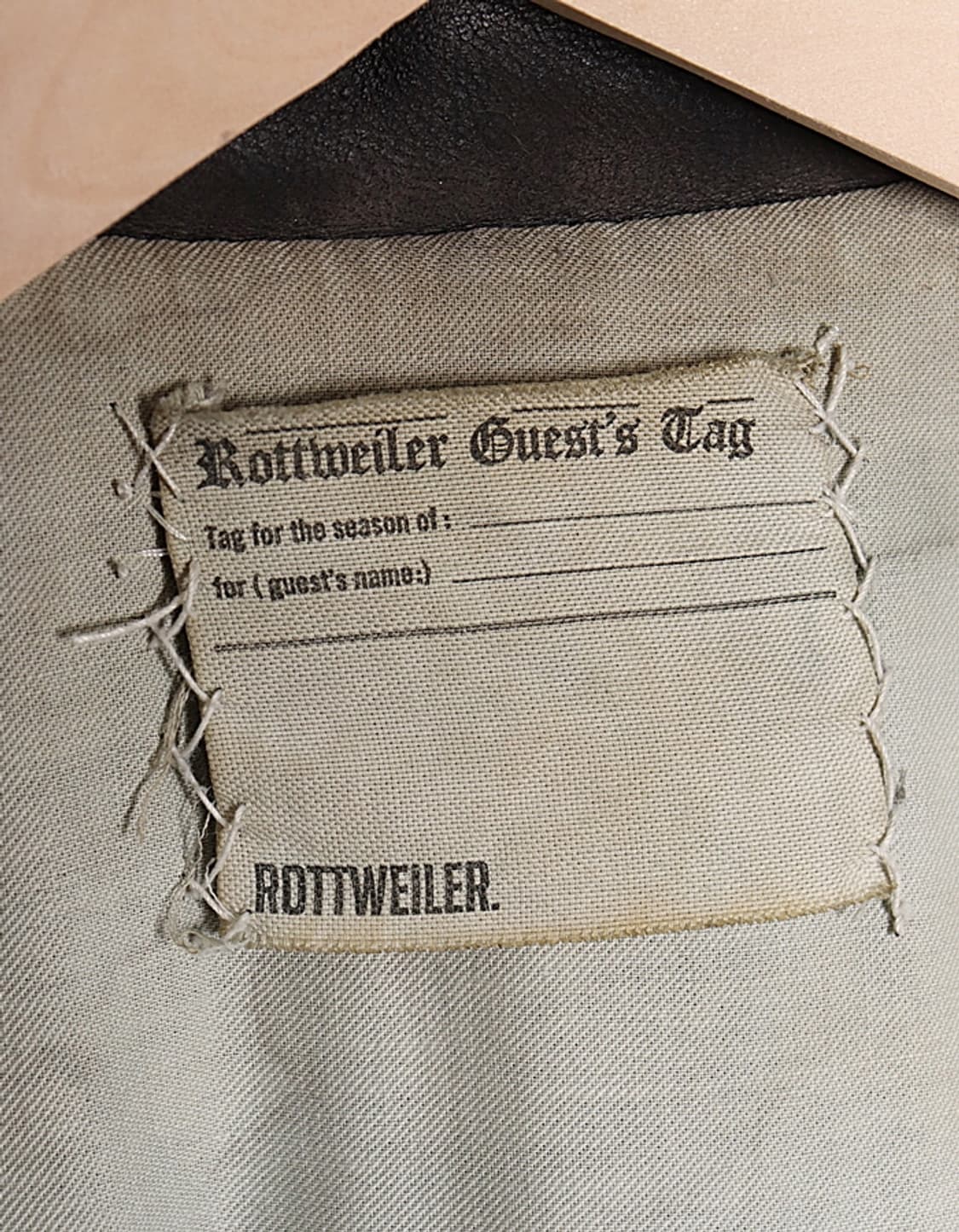 Rottweiler Leather Rider Jacket 상품이미지9