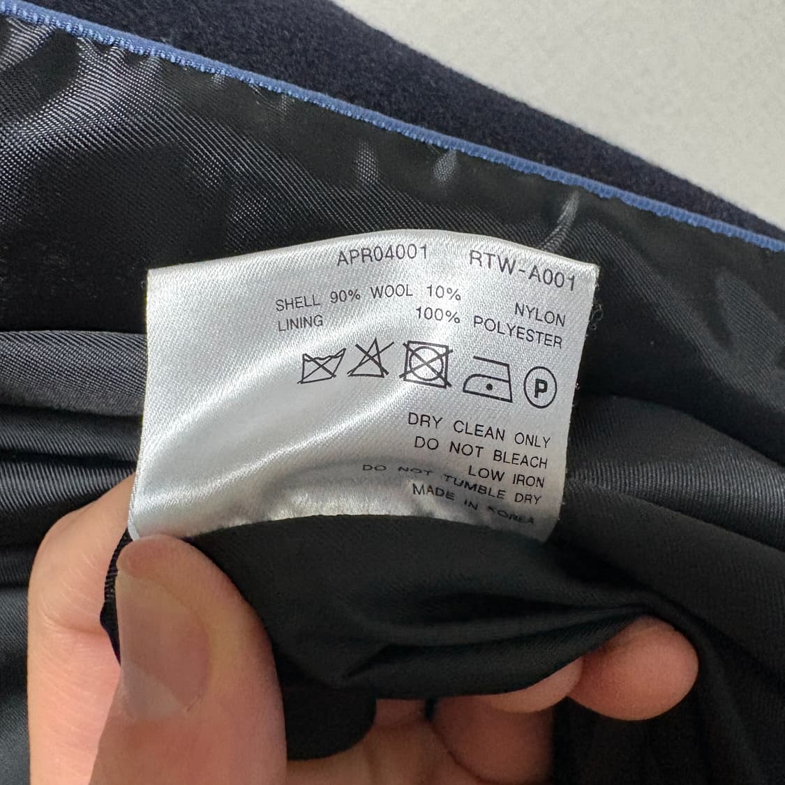 애프터프레이 투어리스트 발마칸 코트 / 네이비, M 상품이미지10