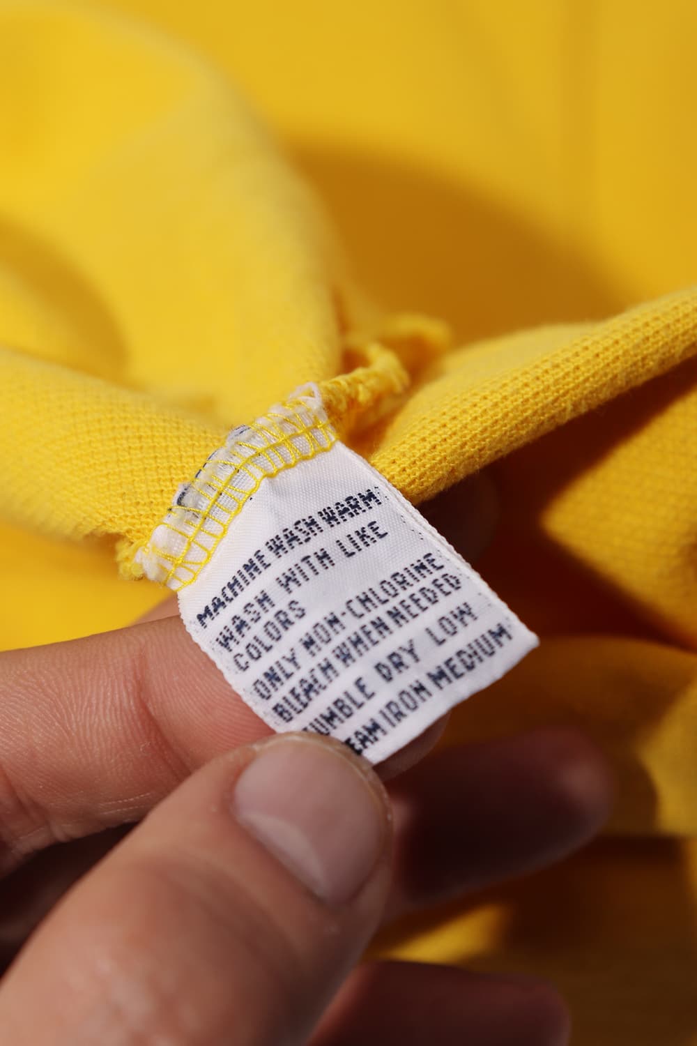 POLO RALPH LAUREN 옐로우 폴로 카라티 size M 상품이미지7