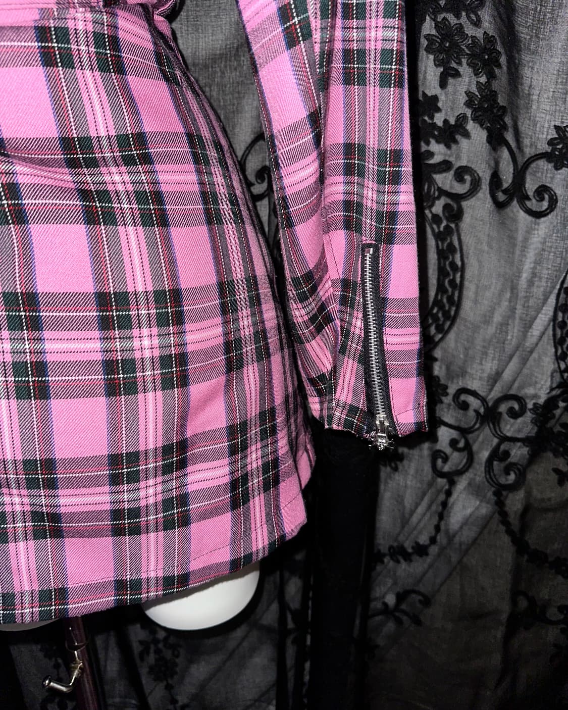 Mad Punk Pink Check Jacket 상품이미지6