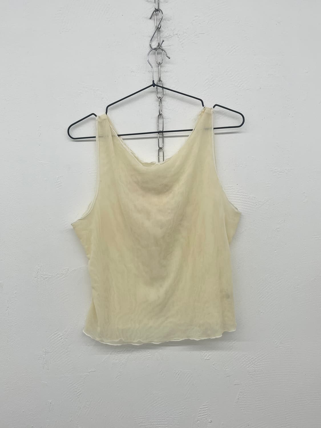 메쉬 로즈 자수 레이어드 탑 상품이미지6