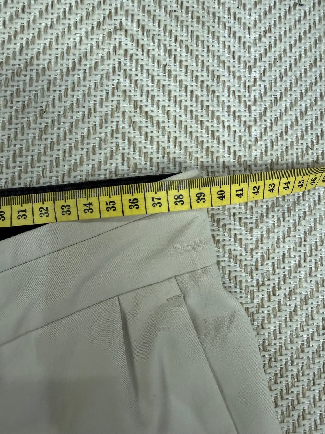 정품) 타임옴므 한섬 22ss 베이지 슬랙스 바지 78(30) 상품이미지9