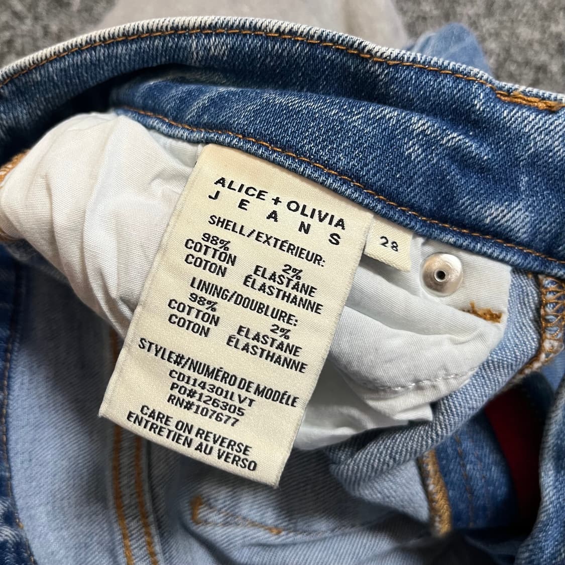 앨리스앤올리비아 데님 부츠컷 상품이미지4