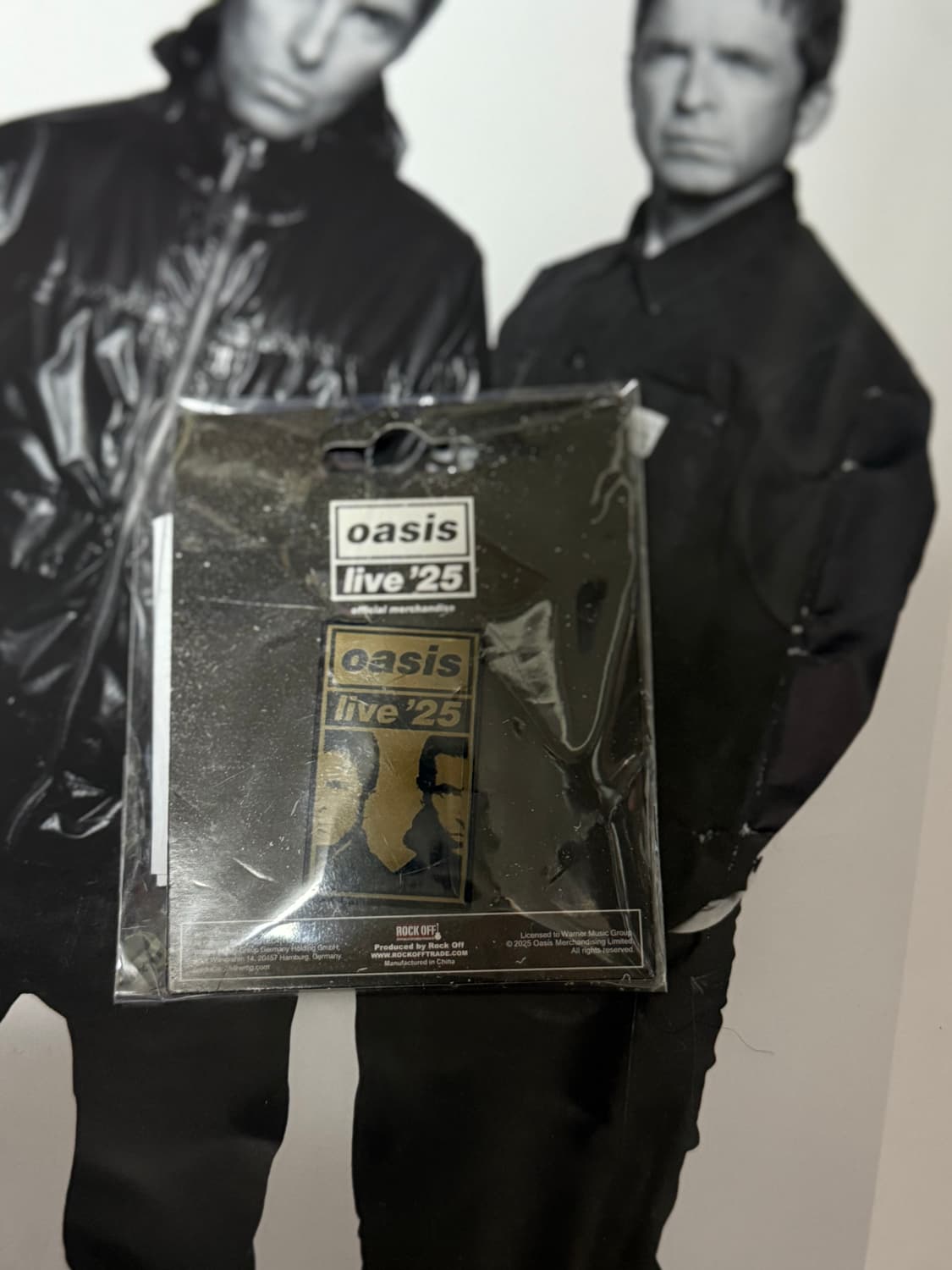 공식 오아시스 라이브 25 핀뱃지 상품이미지2