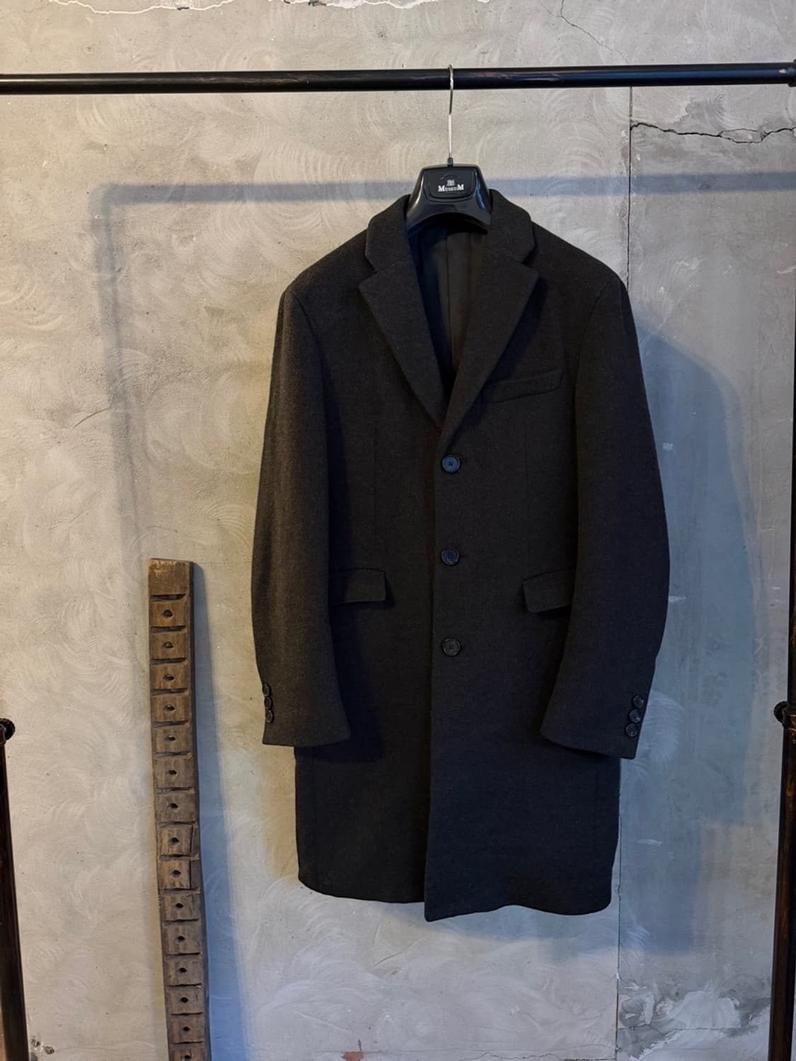 시스템 캐시미어 울 체스터필드 코트 100 상품이미지1