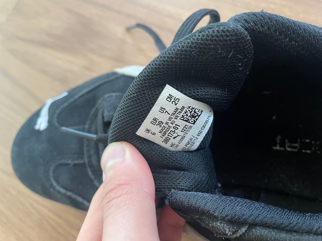 푸마 스피드캣 LS 블랙 화이트 상품이미지3